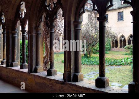 Frankreich, Haut Rhin, Colmar, Unterlinden Museum, das Kloster Stockfoto