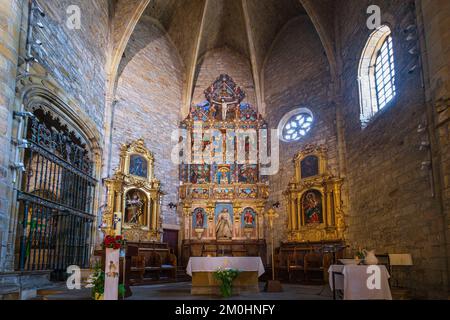 Spanien, Provinz Biskaya, Ziortza-Bolibar, Kloster Zenarruza am Camino del Norte, spanische Pilgerroute nach Santiago de Compostela, UNESCO-Weltkulturerbe Stockfoto