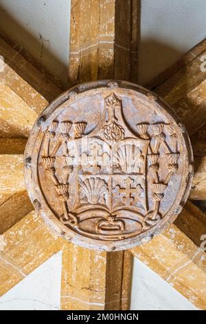 Spanien, Provinz Biskaya, Ziortza-Bolibar, Kloster Zenarruza am Camino del Norte, spanische Pilgerroute nach Santiago de Compostela, UNESCO-Weltkulturerbe Stockfoto