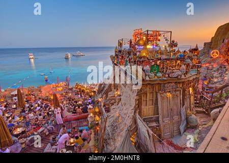 Egypte, Sina?, Sharm-el-sheikh, Farsha Cafe Stockfoto