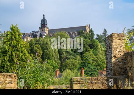 Frankreich, Ille-et-Vilaine, Fougeres, Saint-Leonard Kirche in der oberen Stadt Stockfoto