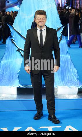 Andy Serkis kommt zur Weltpremiere von Avatar: The Way of Water im Odeon Luxe in Leicester Square, London. Foto: Dienstag, 6. Dezember 2022. Stockfoto
