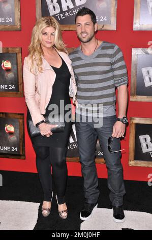 ARCHIV: Kirstie Alley stirbt um 71: 20. Juni 2011 - New York City, NY - Kirstie Alley und Maksim Chmerkovskiy. „Bad Teacher“ New York Premiere. (Kreditbild: © Christopher Smith/AdMedia via ZUMA Press Wire) Stockfoto