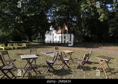 Hamburg, Bergedorf, Deutschland, 27. September 2018. Hamburger Observatorium in Bergedorf Stockfoto