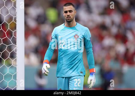 Torwart Portugals Diego Costa von Portugal während des FIFA-Weltmeisterschafts-2022-Spiels Katar 16 zwischen Portugal und der Schweiz am 6. Dezember 2022 im Lusail-Stadion in Lusail City, Katar. Foto: Igor Kralj/PIXSELL Stockfoto