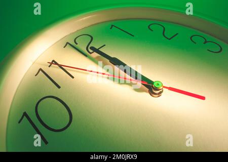 Nahaufnahme der Uhr Stockfoto