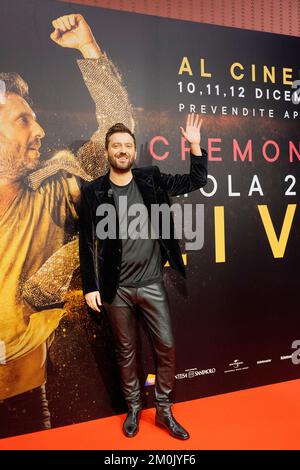 Italien 6. Dezember 2022 Cesare Cremonini im Kino Odeon für Imola Live 2022 in Mailand © Andrea Ripamonti / Alamy Stockfoto