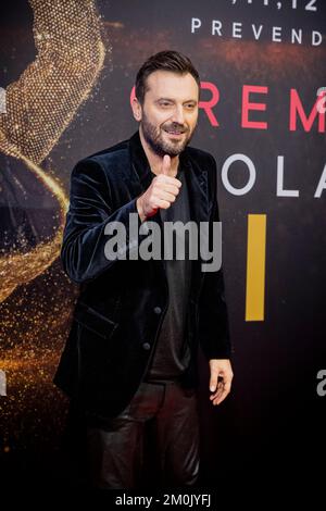 Italien 6. Dezember 2022 Cesare Cremonini im Kino Odeon für Imola Live 2022 in Mailand © Andrea Ripamonti / Alamy Stockfoto