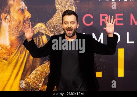 Mailand, Italien. 06.. Dezember 2022. Cesare Cremonini nimmt an der „Imola 2022 Live“-Präsentation bei Space Odeon Credit: SOPA Images Limited/Alamy Live News Teil Stockfoto