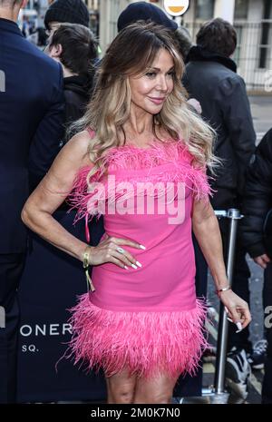 London, Großbritannien. 06.. Dezember 2022. Lizzie Cundy war beim TRIC Weihnachtsessen 2022 im Londoner Hotel in London. Kredit: SOPA Images Limited/Alamy Live News Stockfoto