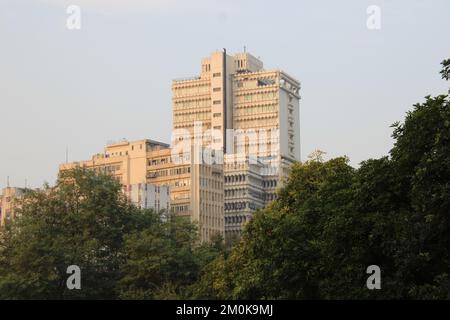 Blick auf das Zentrum von delhi in der Nähe des Connaught Place New delhi india Stockfoto