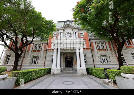 National Museum of Taiwan Literature, ehemaliges Regierungsgebäude mit literarischen Artefakten von einheimischen und kolonialen Schriftstellern in Tainan, Taiwan Stockfoto