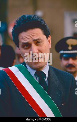 Italienischer Politiker Francesco Rutelli Bürgermeister von Rom, Italien 1994 Stockfoto