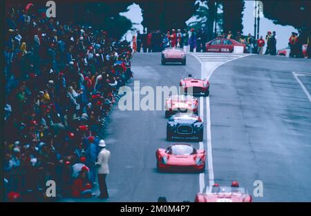 Historische Ferrari Cars Rallye, Rom, Italien 1990er Stockfoto