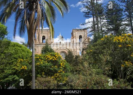 Kathedrale der unbefleckten Empfängnis Cuenca, Ecuador Stockfoto