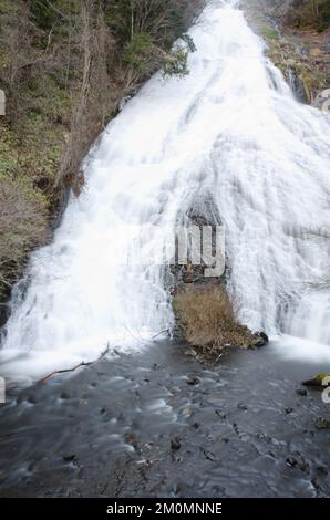 Yudaki Falls im Nikko-Nationalpark. Präfektur Tochigi. Japan. Stockfoto