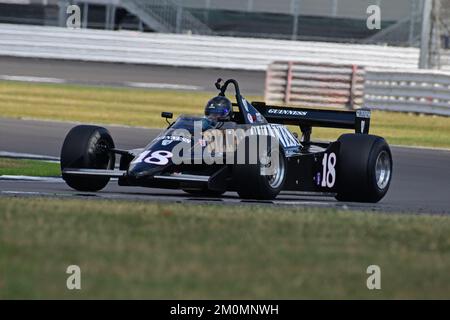 Alejandro Chahwan, März 811, Frank Williams Memorial Trophy for Masters Racing Legends, zwei zwanzig-Minuten-Rennen am Wochenende für die 70er und 1980“ Stockfoto