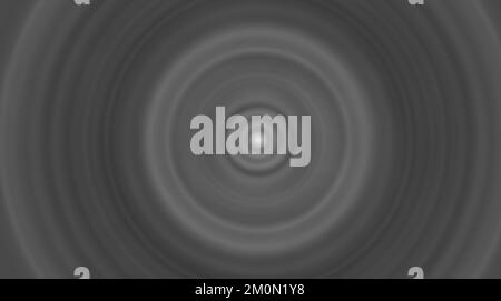 Hypnose-Effekt auf Spiralwirbelkreise blackhole-Ringe in der Mitte auf abstraktem Hintergrund mit 3D-Rendering für Geometrie- und Raumkonzepte Stockfoto