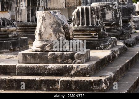 Ruinen und Tempel des Apollo in Didyam, Türkei Stockfoto