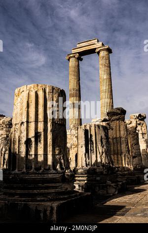 Ruinen und Tempel des Apollo in Didyam, Türkei Stockfoto