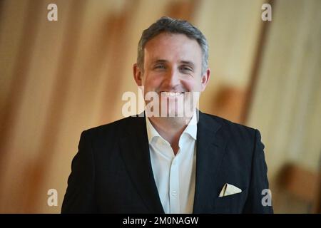 Edinburgh Scotland, Vereinigtes Königreich, 07. Dezember 2022. Alex Cole-Hamilton MSP, Vorsitzender der schottischen Liberaldemokraten im schottischen Parlament. Live-Nachrichten von sst/alamy Stockfoto