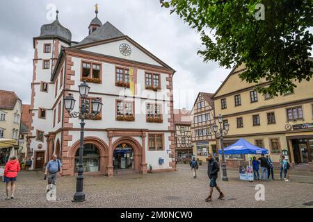 Altes Rathaus, Lohr am Main, Bayern, Deutschland Stockfoto