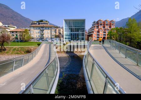 Museion, Museum für Moderne Kunst, Bozen, Südtirol, Italien, Europa Stockfoto