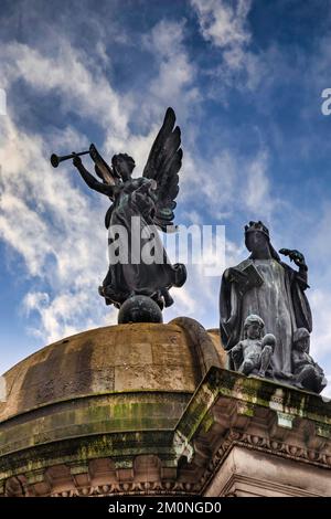 Liverpool, eine Stadt in Merseyside England. Es ist eine der meistbesuchten Städte in Großbritannien. Stockfoto