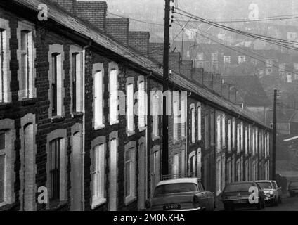 The Strike Action of the Miners' Strike and their Everyday Life vom 11-15. Februar 1974 in Coventry, South Wales und Deal, GBR, Großbritannien Stockfoto