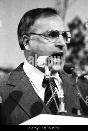 Der Parteikongress der Christdemokratischen Union (CDU) am 24.5.1976 in Hannover, Helmut Kohl, Deutschland, Europa Stockfoto