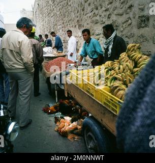 Die drittgrößte Stadt Tunesiens ist Sousse, hier am 25,2.1995, und zu dieser Zeit ein beliebtes Urlaubsziel, tun, Tunesien, Afrika Stockfoto