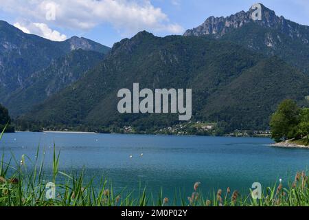Lago di Ledro Stockfoto