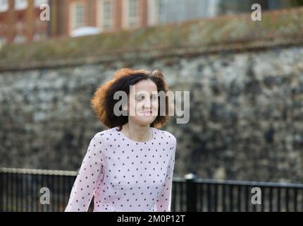 Theresa Villiers auf College Green London UK 24. Oktober 2022 Westminster Stockfoto