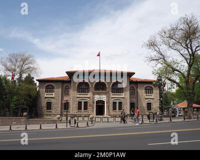 Erstes Parlament der Türkiye. Das erste Gebäude der Großen Nationalversammlung der Türkei in Ulus Ankara. 2022 Stockfoto