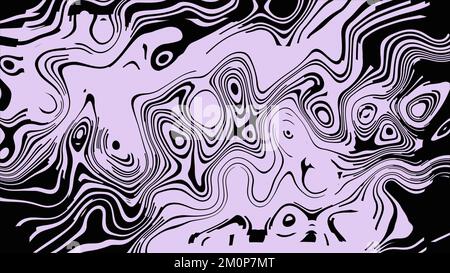 Schleife mit einfachen geometrischen Mustern. Kreise, Quadrate, Linien abstrakter Hintergrund. Stockfoto