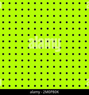 Abstraktes nahtloses Vektormuster aus einfacher Geometrie, schwarz auf grün Stock Vektor