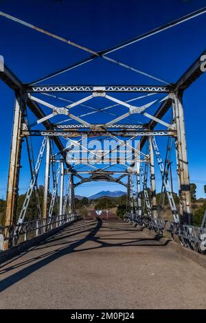 Walnut Canyon Bridge entlang der Route 66 in der Nähe von Winona, Arizona, USA Stockfoto