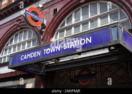 Camden Town U-Bahn, U-Bahn-Station London England Vereinigtes Königreich Stockfoto