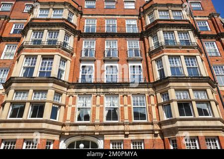 Wohngebäude in Earl's Court, London, England, Vereinigtes Königreich Stockfoto