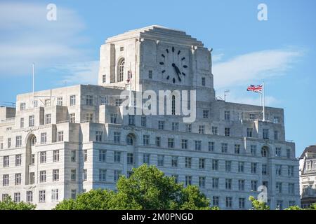 Shell Mex House, 80 Strand Building in London England Vereinigtes Königreich Stockfoto