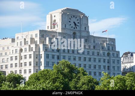 Shell Mex House, 80 Strand Building in London England Vereinigtes Königreich Stockfoto