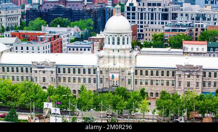 Montreal, Kanada - Juli 1 2022: Panoramablick auf Montreal vom Grande Roue im Zentrum von Montreal Stockfoto