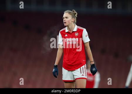 Vivianne Miedema von Arsenal Women während des UEFA Women's Champions League Group C-Spiels zwischen Arsenal und dem FC Juventus am Mittwoch, den 7.. Dezember 2022 im Emirates Stadium in London. (Kredit: Tom West | MI News) Kredit: MI News & Sport /Alamy Live News Stockfoto