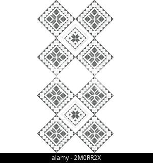 Modernes, nahtloses geometrisches Vektormuster. Hintergrund isoliert. Digital gezeichnete Darstellung. Kann als Textilgewebe oder Tapete verwendet werden, Stock Vektor