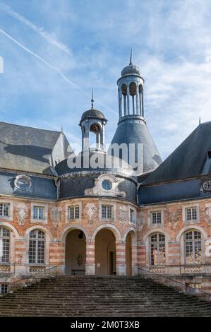 Frankreich, Yonne (89), St. Fargeau, Schloss St. Fargeau Stockfoto