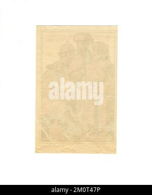 Das Poster "am Vorabend der Weltrevolution" (Russisch: Накануне всемирной революции) von Dmitry Moor, das erstmals 1920 in der UdSSR veröffentlicht wurde. Stockfoto