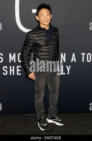 Los Angeles, Kalifornien, 07. Dezember 2022: James Wan kommt zur Filmpremiere von 'M3GAN' im TCL Chinese Theatre Stockfoto