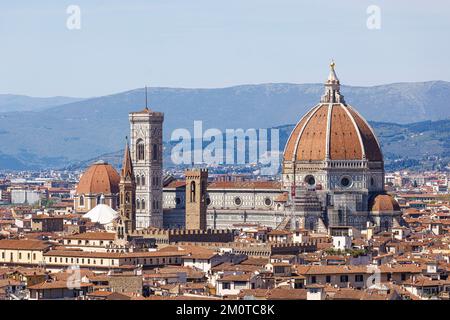 Italien, Toskana, Florenz, UNESCO-Weltkulturerbe, il Duomo (Kathedrale Santa Maria del Fiore) Stockfoto