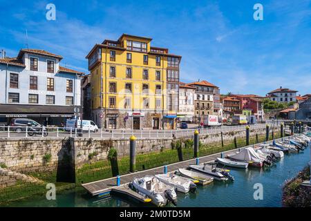 Spanien, Fürstentum Asturien, Llanes, Bühne auf dem Camino del Norte, spanische Pilgerroute nach Santiago de Compostela Stockfoto