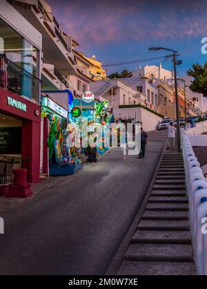 Rampa Sra. Da Encarnação, Carvoeiro, Portugal, Algarve Stockfoto